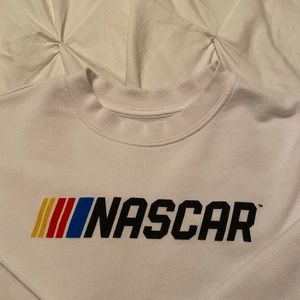 Forever 21 Cropped Nascar Sweatshirt